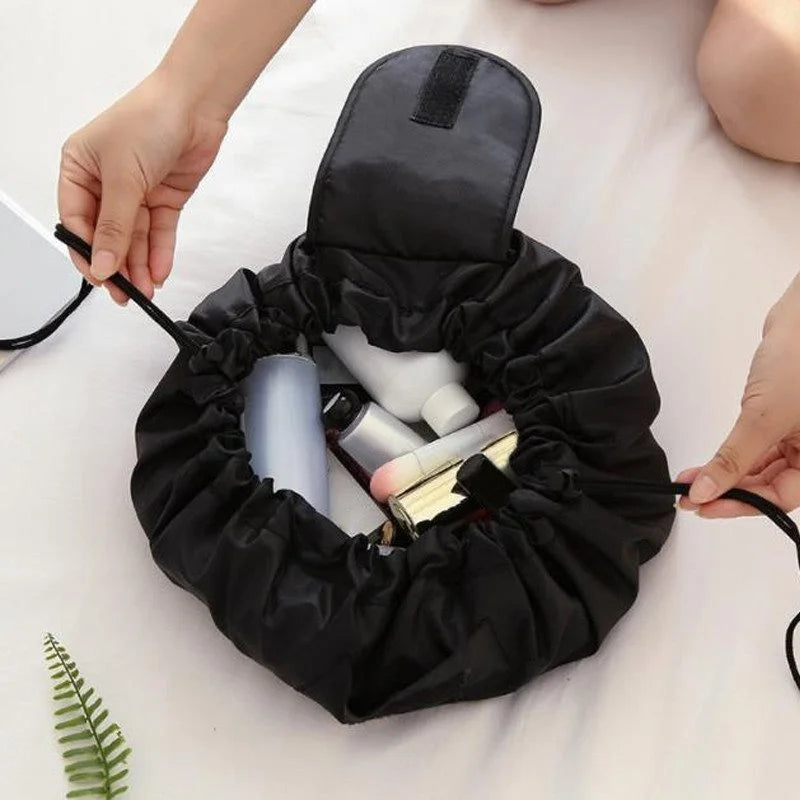 Travel makeup storage bag Women's drawstring makeup bag